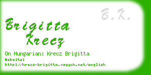 brigitta krecz business card